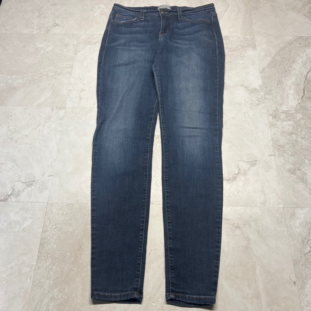 Judy Blue Skinny Jeans Dark Wash Women Size 11/30 Stretch Mid Rise Denim 0491